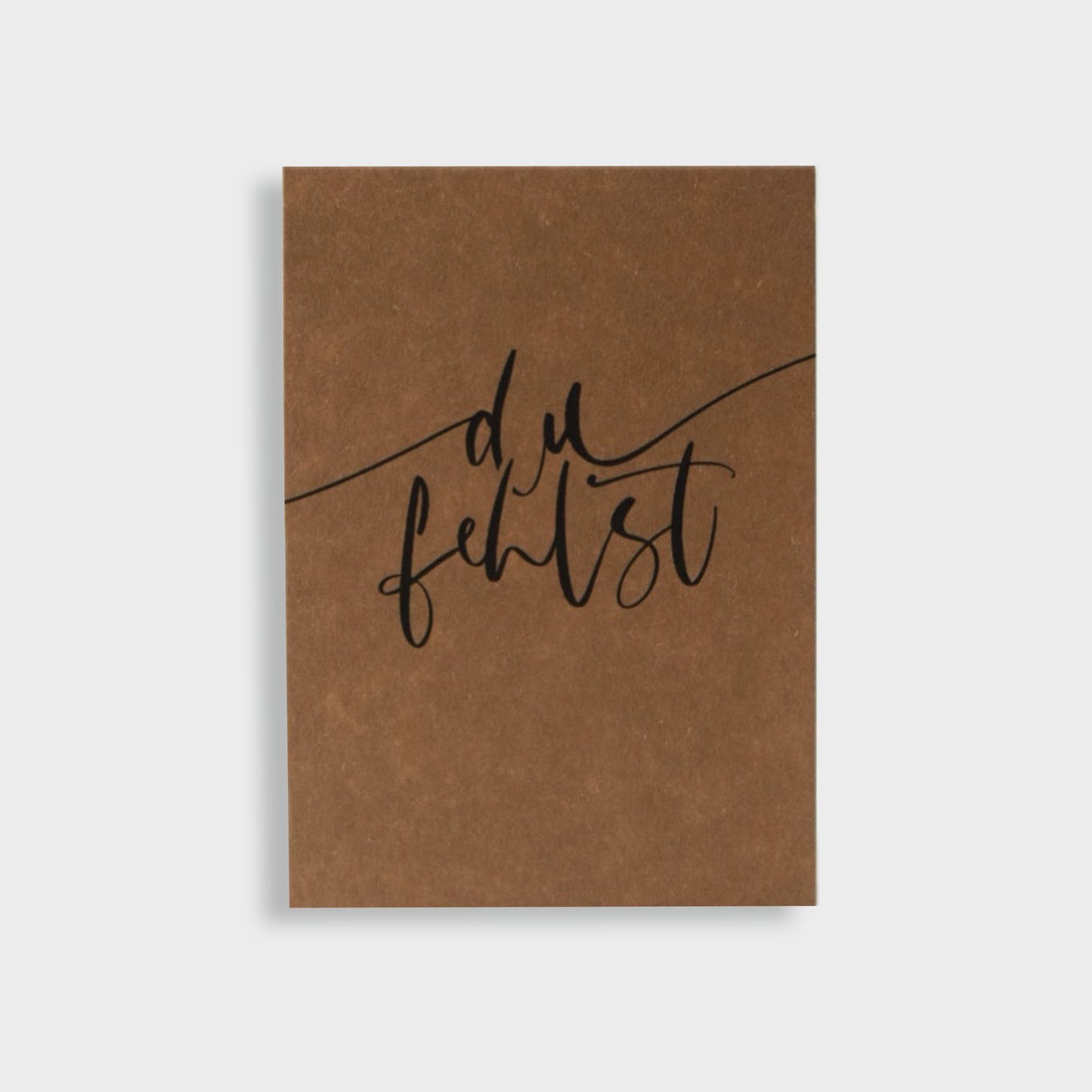 Postkarte "Du fehlst"