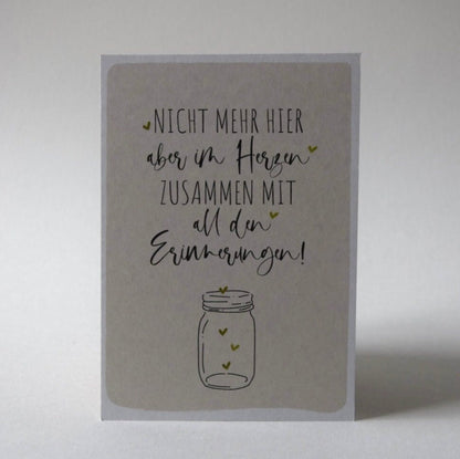 Postkarte „Du warst voller Liebe“