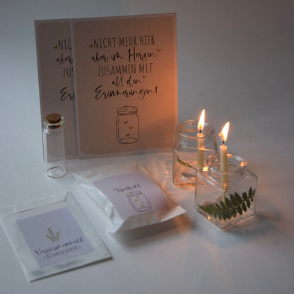 Trauergeschenk Set "im Herzen"